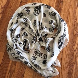 *Authentic* Alexander McQueen silk scarf